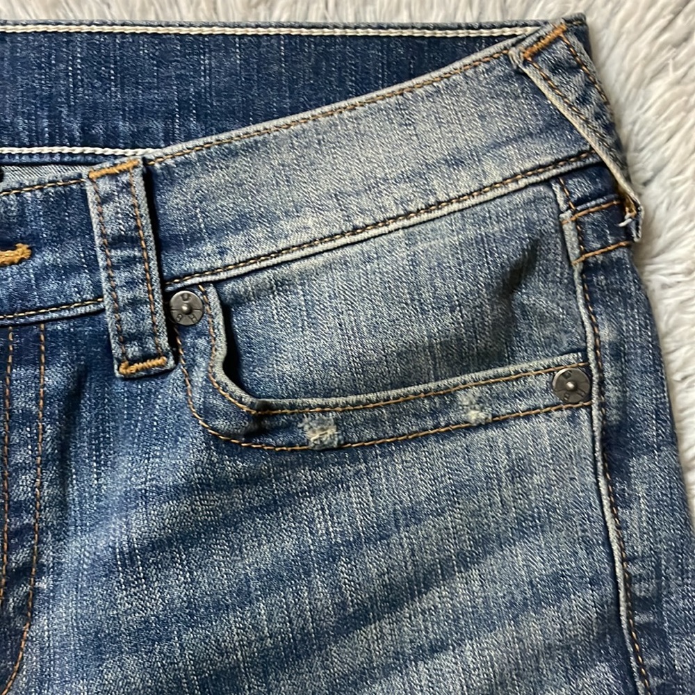 Men’s True Religion Jeans Finn Slim Tapered Frayed Ankle Zip size 32 - Picture 5 of 16